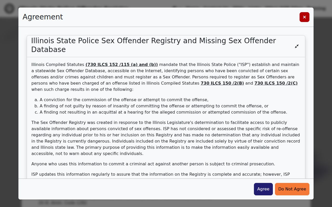 Clinton County sex offender search Illinois registry